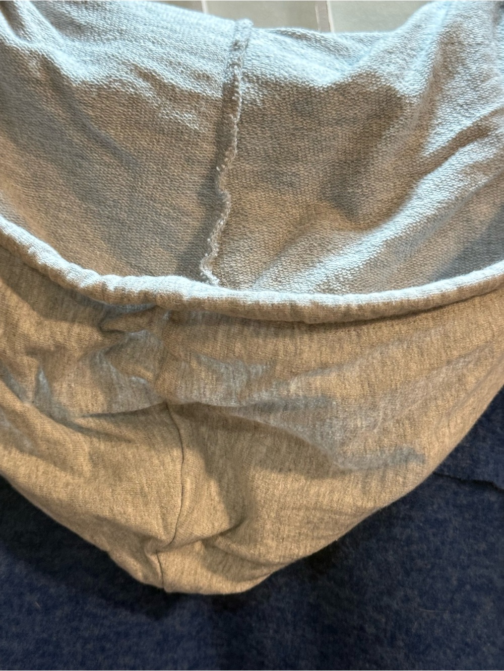 Zenana Outfitters Blue Button-Up Hoodie with Gray Hood Top or Jacket YOUR WAY! - Picture 9 of 10